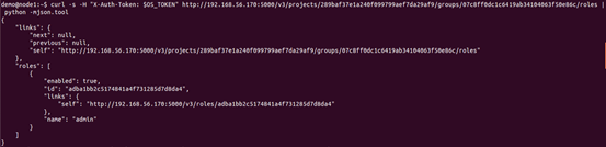 查看 Group 的 Role 信息