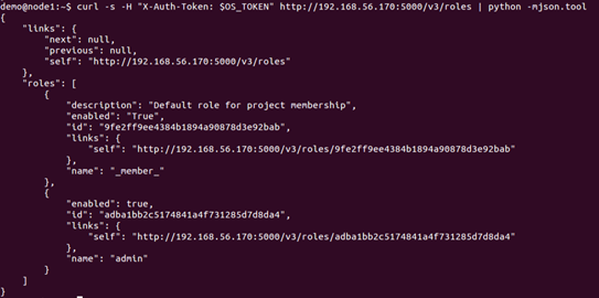 查看当前所有的 Role 信息