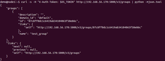 查看当前所有的 Group 信息